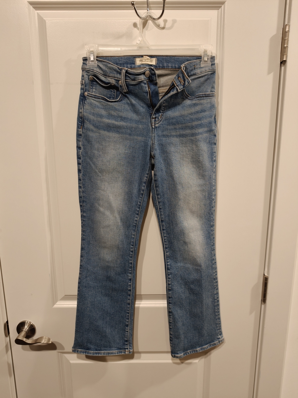 Madewell Light Blue Mid-Rise Kick Out Jeans